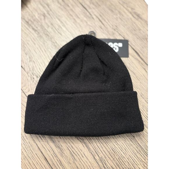 Snipes Classic Black Logo Cuffed Knitted Beanie (NWT) - Picture 4 of 7